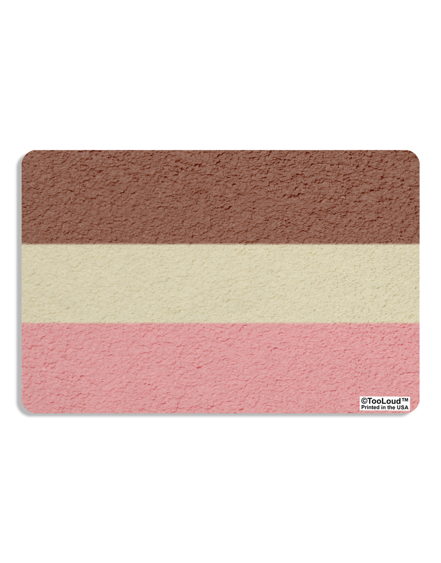 Horizontal Neapolitan Ice Cream Placemat All Over Print by TooLoud Set of 4 Placemats-Placemat-TooLoud-White-Davson Sales