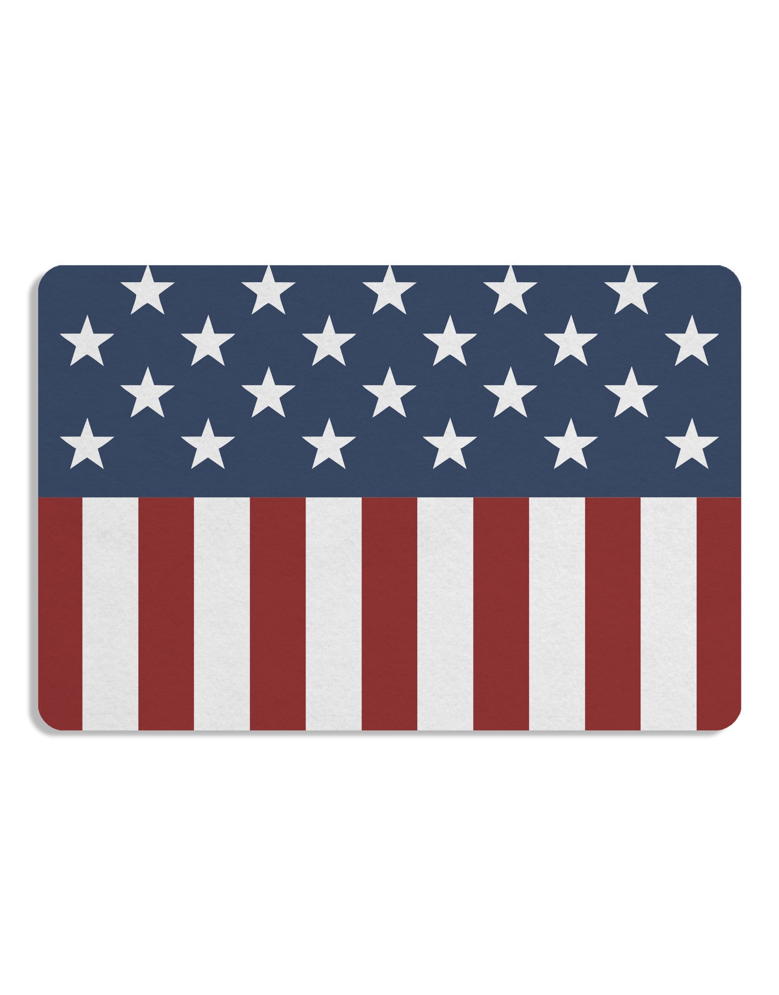 Stars and Stripes American Flag Placemat All Over Print Set of 4 Placemats-Placemat-TooLoud-White-Davson Sales