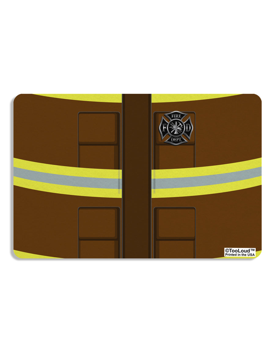 Firefighter Brown AOP Placemat All Over Print Set of 4 Placemats