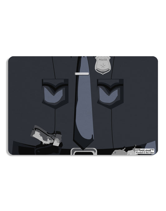 Police Costume AOP Placemat All Over Print Set of 4 Placemats-Placemat-TooLoud-White-Davson Sales