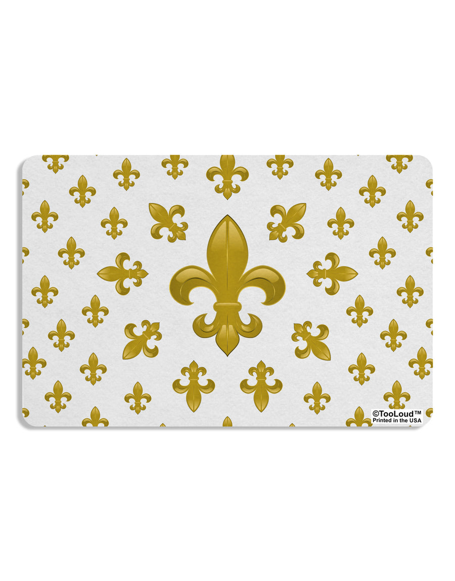 Gold Fleur De Lis AOP Placemat All Over Print by TooLoud Set of 4 Placemats-Placemat-TooLoud-White-Davson Sales