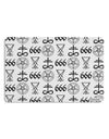 Satanic Symbols Placemat All Over Print Set of 4 Placemats-Placemat-TooLoud-White-Davson Sales