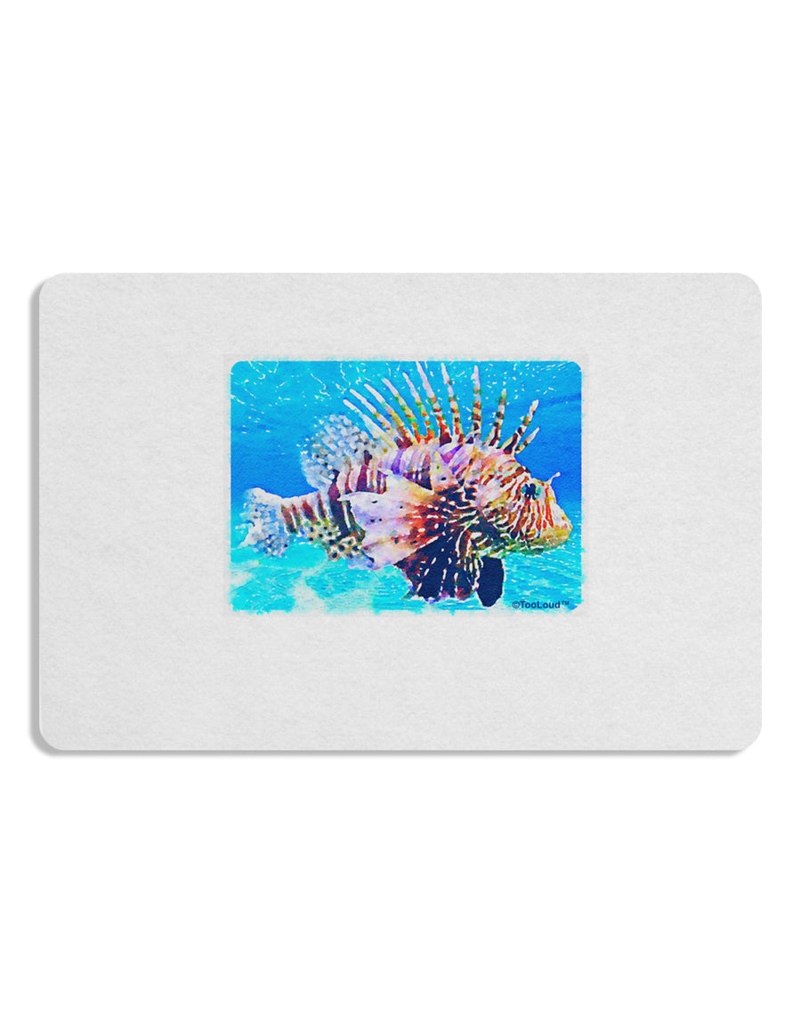 Lionfish in Watercolor Placemat by TooLoud Set of 4 Placemats-Placemat-TooLoud-White-Davson Sales