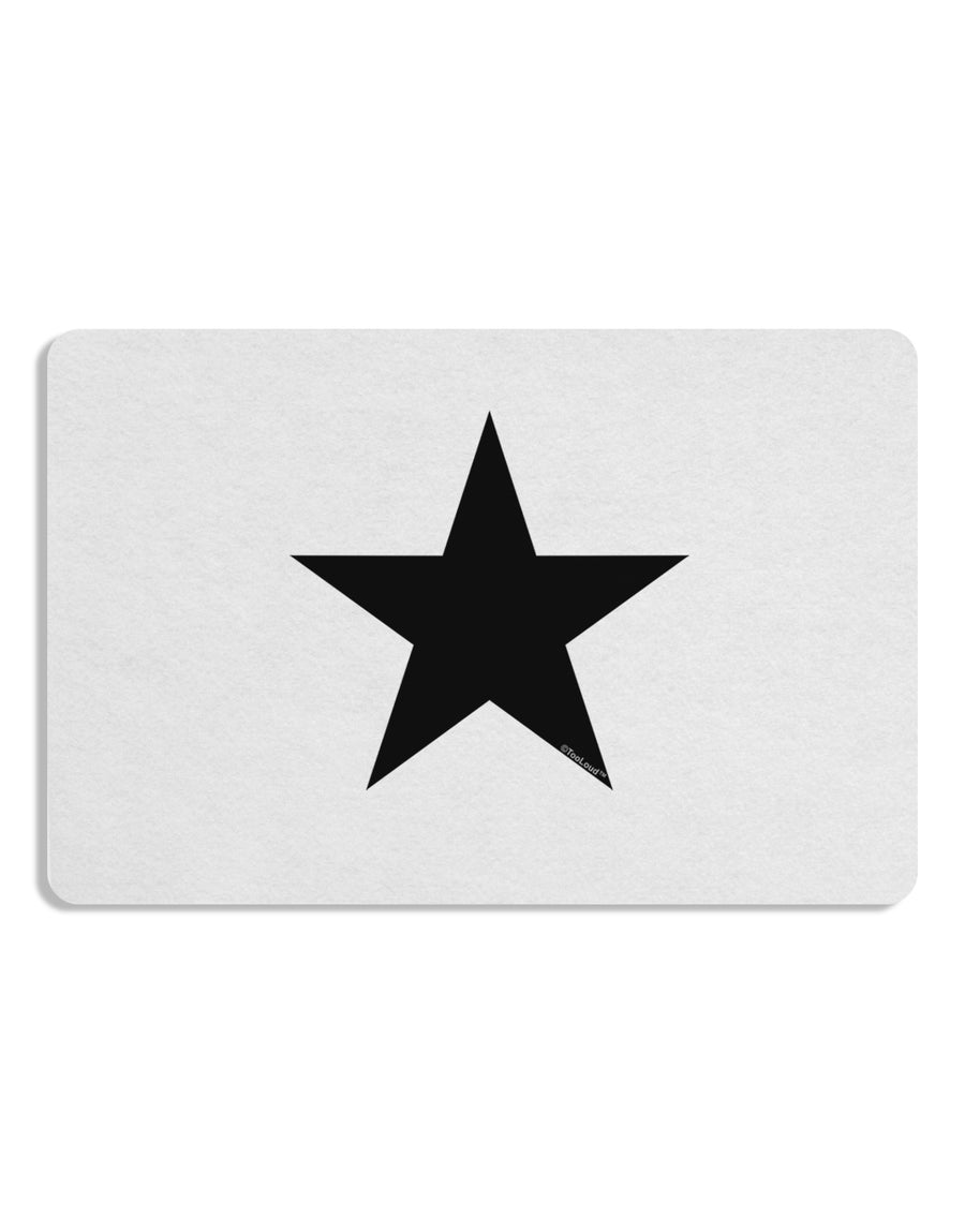 Black Star Placemat Set of 4 Placemats-Placemat-TooLoud-Davson Sales