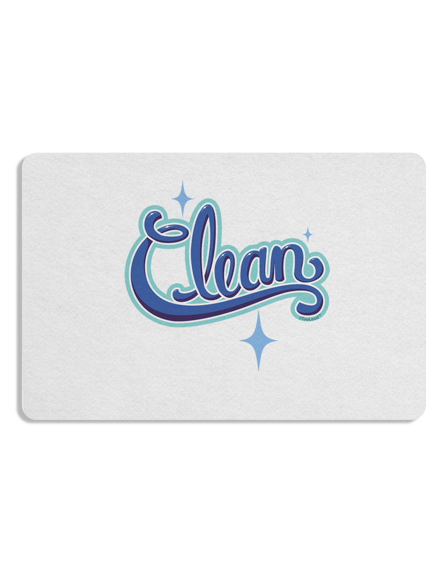 Clean Text Placemat Set of 4 Placemats-Placemat-TooLoud-White-Davson Sales