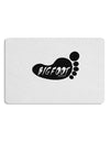 Bigfoot Placemat by TooLoud Set of 4 Placemats-Placemat-TooLoud-White-Davson Sales