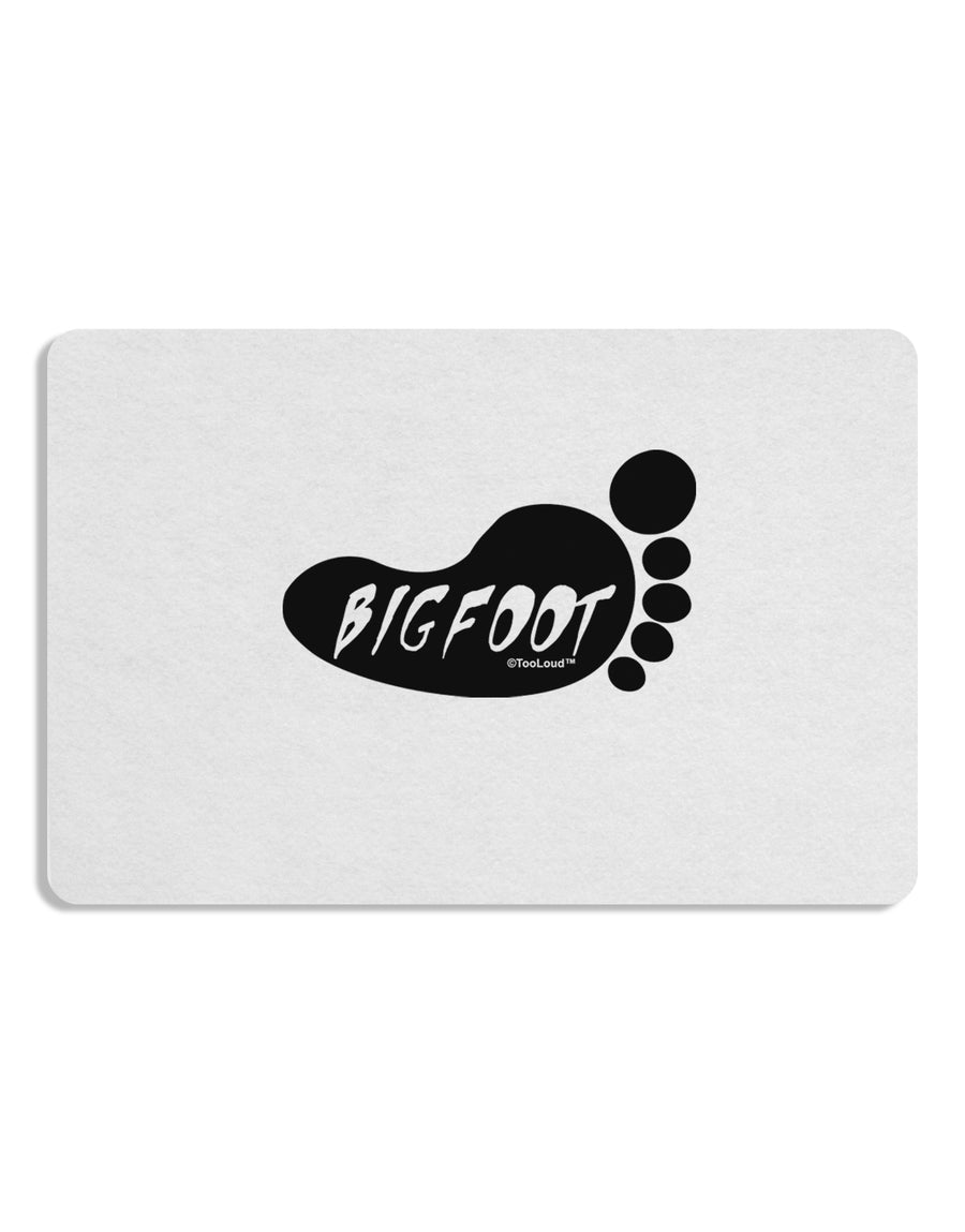 Bigfoot Placemat by TooLoud Set of 4 Placemats-Placemat-TooLoud-White-Davson Sales