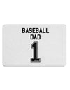 Baseball Dad Jersey Placemat by TooLoud Set of 4 Placemats-Placemat-TooLoud-White-Davson Sales