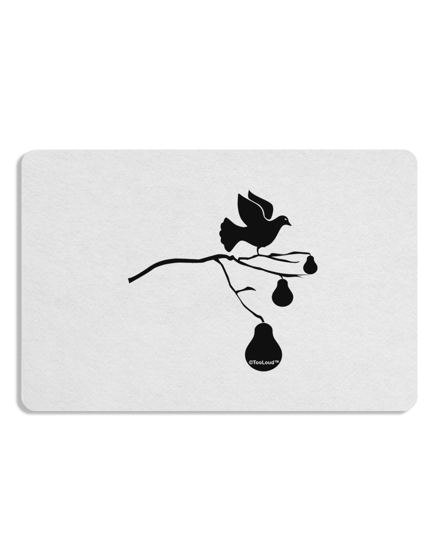 Partridge In A Pear Tree Placemat Set of 4 Placemats-Placemat-TooLoud-White-Davson Sales