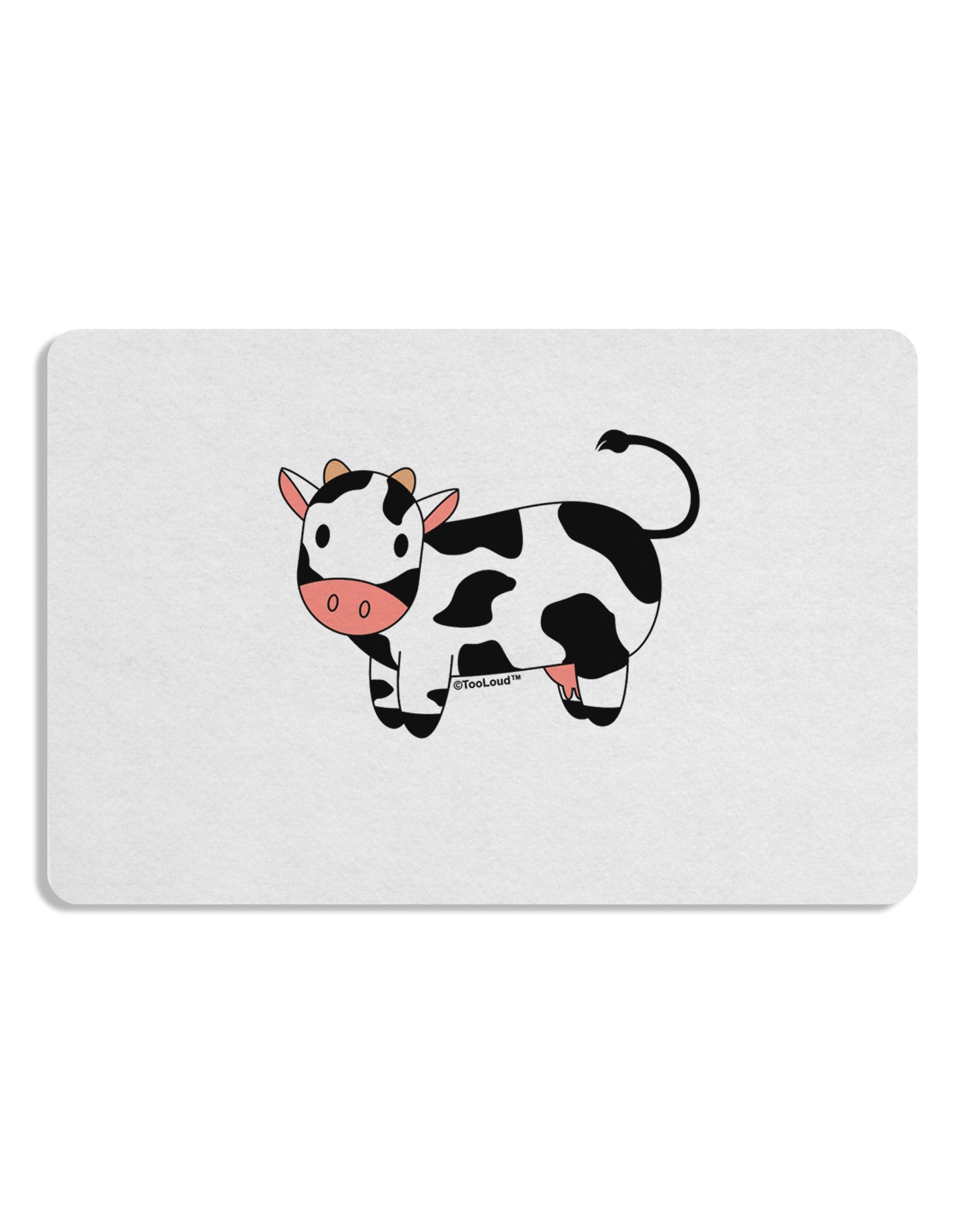 Cute Cow Placemat Set of 4 Placemats-Placemat-TooLoud-White-Davson Sales