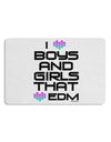 I Heart Boys and Girls That Heart EDM Placemat Set of 4 Placemats-Placemat-TooLoud-White-Davson Sales