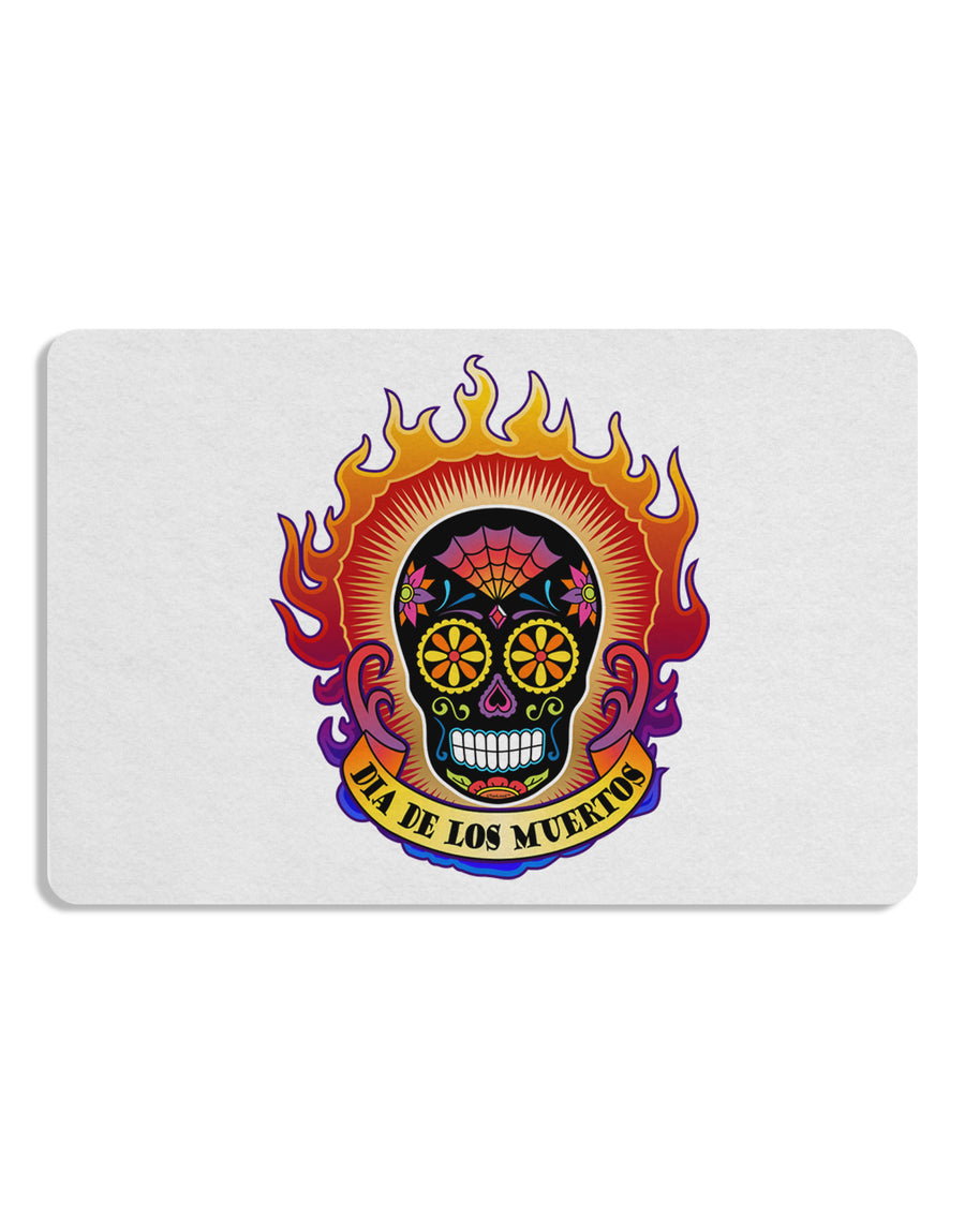 Dia de los Muertos Sacred Calavera Day of the Dead 12 x 18 Placemat Set of 4 Placemats-Placemat-TooLoud-White-Davson Sales