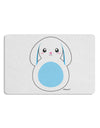 Cute Bunny with Floppy Ears - Blue Placemat by TooLoud Set of 4 Placemats-Placemat-TooLoud-White-Davson Sales