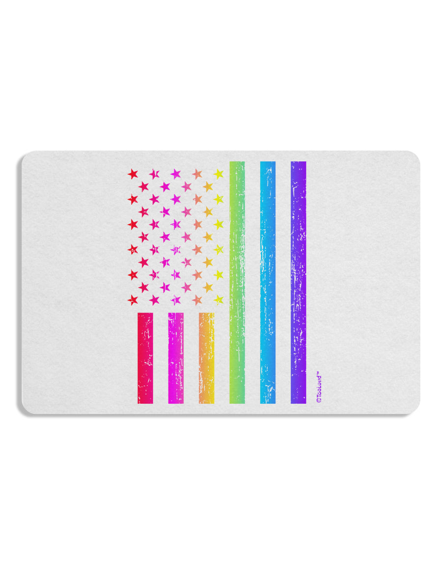 American Pride - Rainbow Flag Placemat Set of 4 Placemats-Placemat-TooLoud-White-Davson Sales