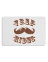 Free Mustache Rides Placemat Set of 4 Placemats-Placemat-TooLoud-White-Davson Sales