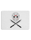 Scary Mask With Machete - Halloween 12 x 18 Placemat Set of 4 Placemats-Placemat-TooLoud-White-Davson Sales