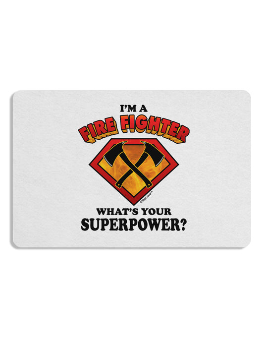 Fire Fighter - Superpower Placemat Set of 4 Placemats-Placemat-TooLoud-White-Davson Sales