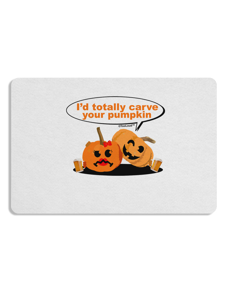 Carve your pumpkin Placemat Set of 4 Placemats-Placemat-TooLoud-White-Davson Sales