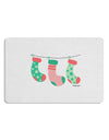 Cute Hanging Christmas Stockings 12 x 18 Placemat by TooLoud Set of 4 Placemats-Placemat-TooLoud-White-Davson Sales