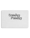 Sunday Funday Text Design Placemat by TooLoud Set of 4 Placemats-Placemat-TooLoud-White-Davson Sales