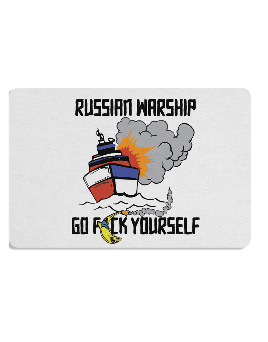 TooLoud Russian Warship go F Yourself Placemat Set of 4 Placemats Multi-pack-PlaceMats-TooLoud-Davson Sales