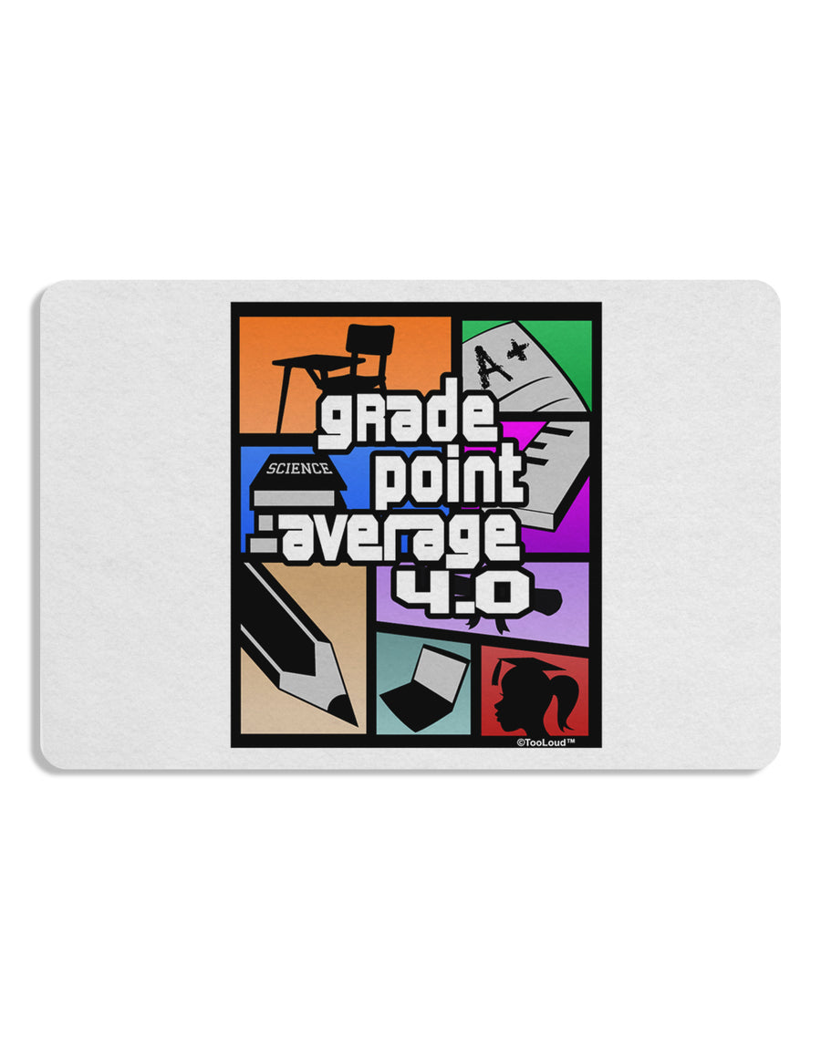 GPA 4 - Grade Point Average Placemat by TooLoud Set of 4 Placemats-Placemat-TooLoud-White-Davson Sales