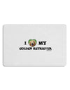 I Heart My Golden Retriever Placemat by TooLoud Set of 4 Placemats-Placemat-TooLoud-White-Davson Sales