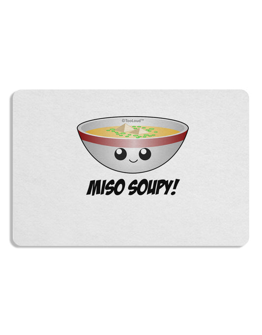 Miso Soupy - Cute Miso Soup Bowl Placemat by TooLoud Set of 4 Placemats-Placemat-TooLoud-White-Davson Sales