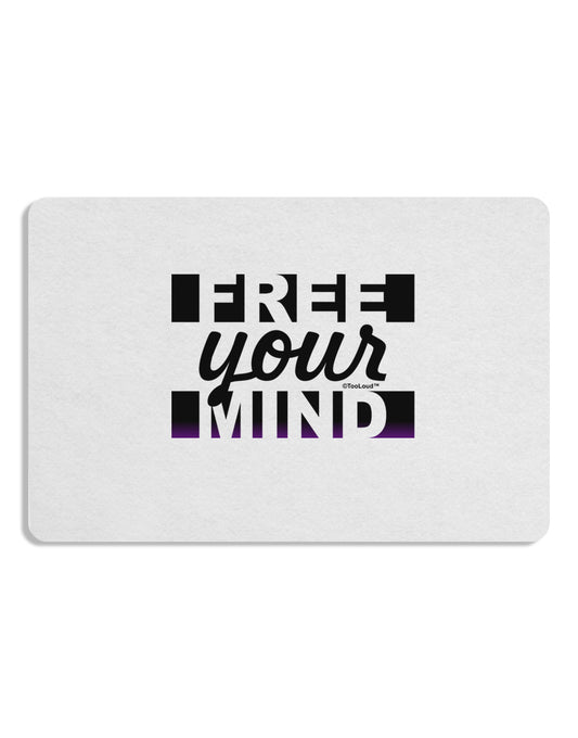 Free Your Mind Text Placemat Set of 4 Placemats-Placemat-TooLoud-White-Davson Sales