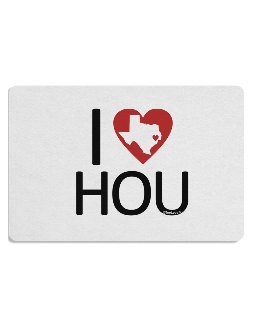 I Heart Houston Placemat Set of 4 Placemats-Placemat-TooLoud-White-Davson Sales