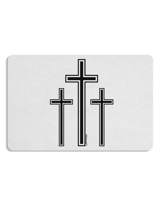 Three Cross Design - Easter Placemat by TooLoud Set of 4 Placemats-Placemat-TooLoud-White-Davson Sales