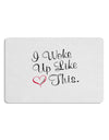 I Woke Up Like This Placemat Set of 4 Placemats-Placemat-TooLoud-White-Davson Sales