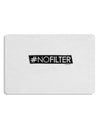 Hashtag No Filter Placemat Set of 4 Placemats-Placemat-TooLoud-White-Davson Sales