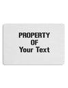 Personalized Property Of Placemat Set of 4 Placemats-Placemat-TooLoud-White-Davson Sales