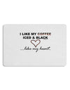 Coffee Iced and Black Placemat Set of 4 Placemats-Placemat-TooLoud-White-Davson Sales