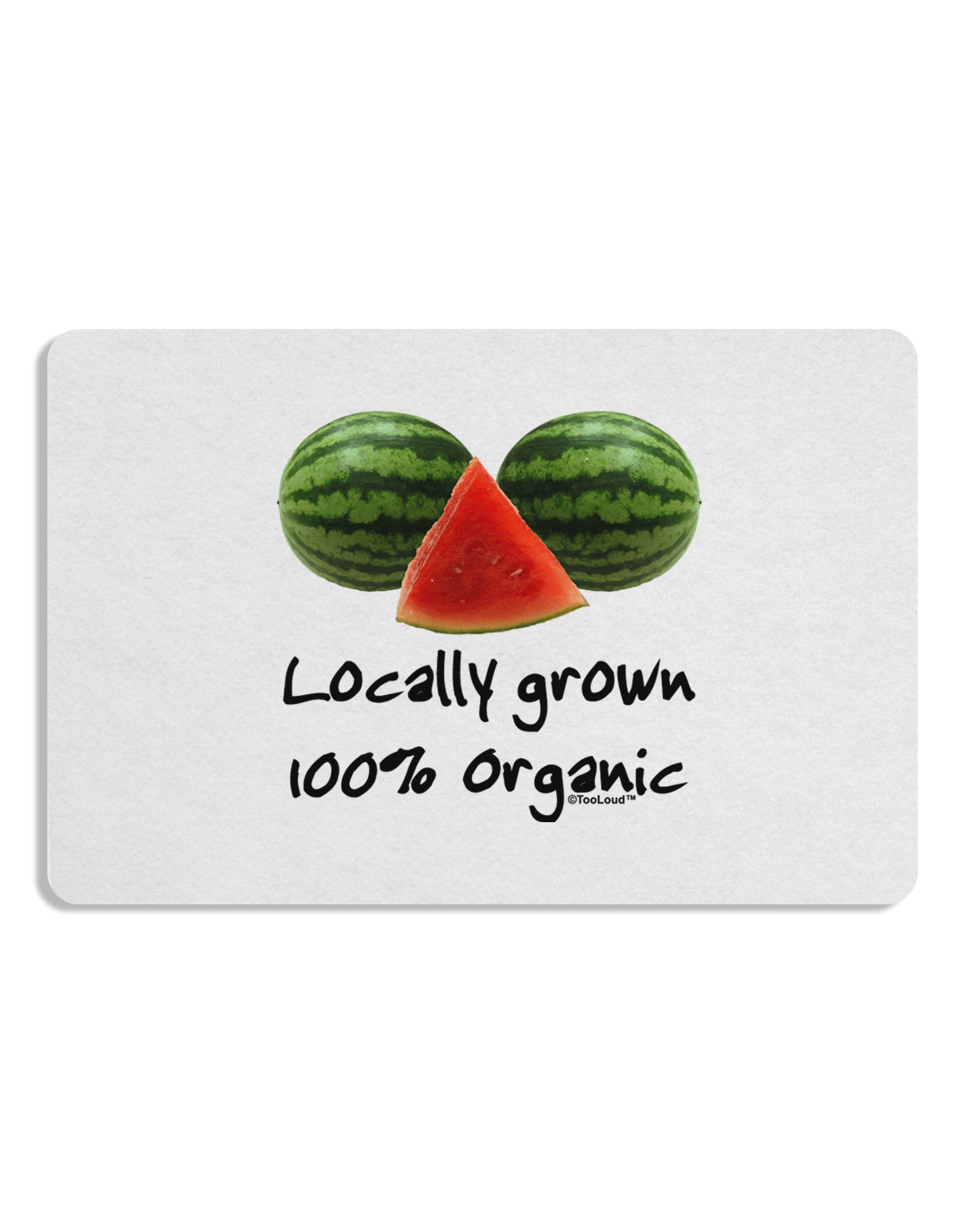 Locally Grown Organic Melons Placemat Set of 4 Placemats-Placemat-TooLoud-White-Davson Sales