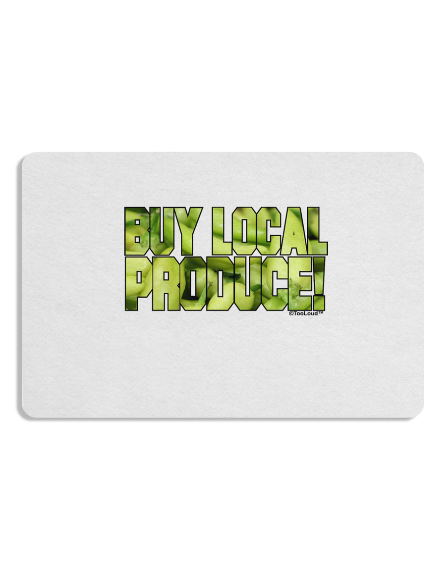 Buy Local - Jalapenos Text Placemat Set of 4 Placemats-Placemat-TooLoud-White-Davson Sales