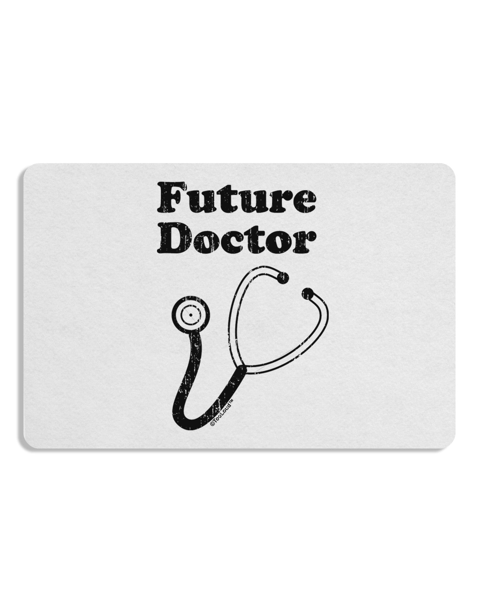 Future Doctor Distressed Placemat Set of 4 Placemats-Placemat-TooLoud-White-Davson Sales