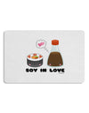 Cute Sushi and Soy Sauce - Soy In Love Placemat by TooLoud Set of 4 Placemats-Placemat-TooLoud-White-Davson Sales