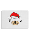 Kyu-T Face Beartholomea Santa Girl Bear 12 x 18 Placemat Set of 4 Placemats-Placemat-TooLoud-White-Davson Sales