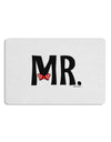 Matching Mr and Mrs Design - Mr Bow Tie Placemat by TooLoud Set of 4 Placemats-Placemat-TooLoud-White-Davson Sales