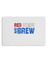 Red White and Brew Color Placemat by TooLoud Set of 4 Placemats-Placemat-TooLoud-White-Davson Sales