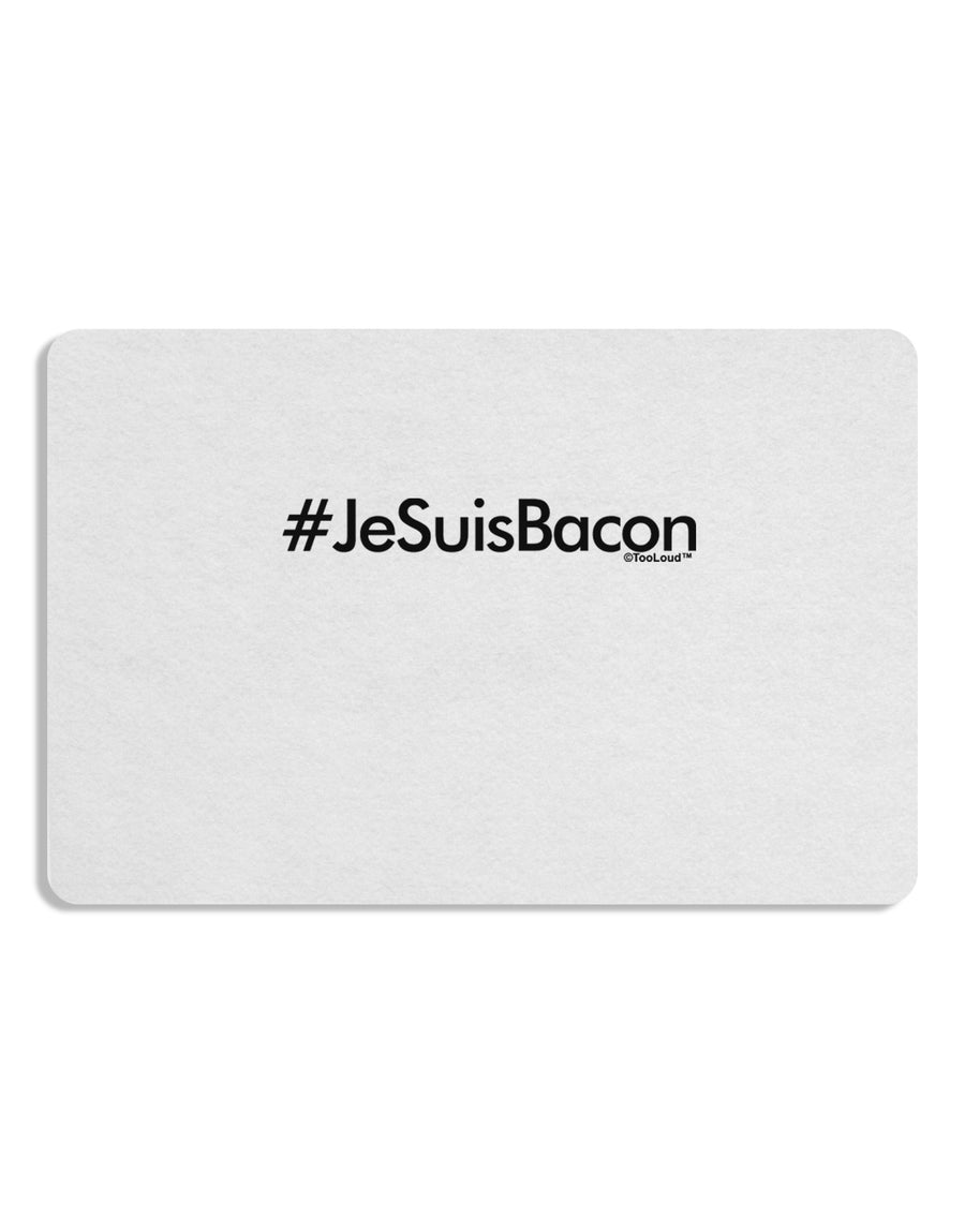 Hashtag JeSuisBacon Placemat Set of 4 Placemats-Placemat-TooLoud-White-Davson Sales