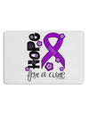 Hope for a Cure - Purple Ribbon Epilepsy - Flowers Placemat Set of 4 Placemats-Placemat-TooLoud-White-Davson Sales