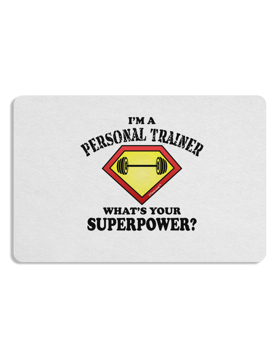 Personal Trainer - Superpower Placemat Set of 4 Placemats-Placemat-TooLoud-White-Davson Sales