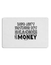 Beaches and Money Placemat by TooLoud Set of 4 Placemats-Placemat-TooLoud-White-Davson Sales