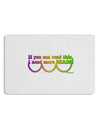 If You Can Read This I Need More Beads - Mardi Gras Placemat by TooLoud Set of 4 Placemats-Placemat-TooLoud-White-Davson Sales