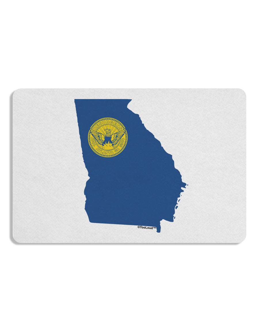 Atlanta Georgia Flag Placemat Set of 4 Placemats-Placemat-TooLoud-White-Davson Sales