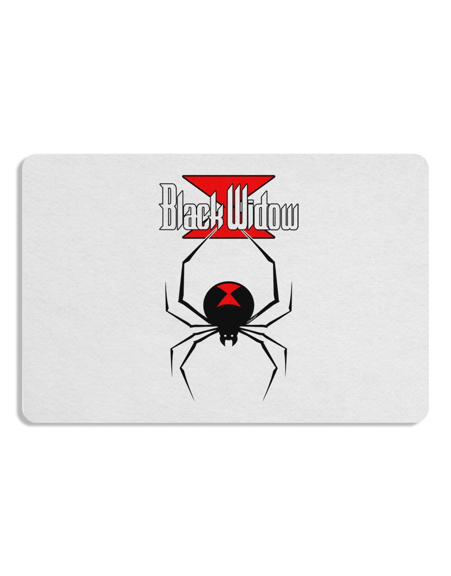 Black Widow Spider Design - Logo 12 x 18 Placemat Set of 4 Placemats-Placemat-TooLoud-White-Davson Sales