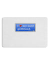 I Heart My Nerd Girlfriend - Retro Placemat by TooLoud Set of 4 Placemats-Placemat-TooLoud-White-Davson Sales